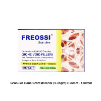 Freossi 0.25 gram = 0.5 cc (0.25 - 1 mm Small particles)  Bone Graft Granules