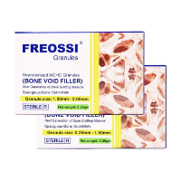 Freossi 0.5 gram = 1.5 cc (1 - 2 mm Large particles)  Bone Graft Granules