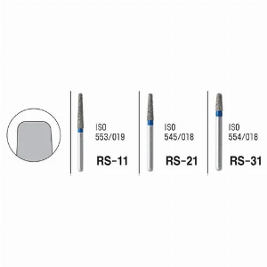 Mani Diamond Burs - Rounded Shoulder / Rs Series