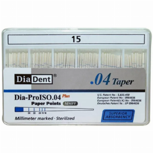 Diadent Paper Point Special Tapered 4%