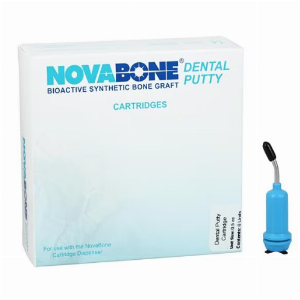 Novabone Putty Cartridges - 6 Cartridges x 0.5 cc (Alloplastic graft in PUTTY consistency)