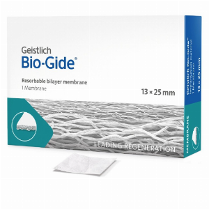 Bio-Gide 13 x 25 mm (Resorbable Bi-layered collagen membrane) Singe Unit Pack