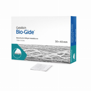 Bio-Gide 30 x 40 mm (Resorbable Bi-layered collagen membrane) Singe Unit Pack