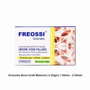 Freossi 0.25 gram = 0.75 cc (1 - 2 mm Large particles)  Bone Graft Granules