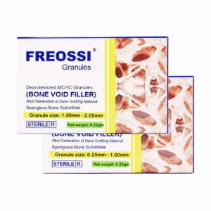 Freossi 0.5 gram = 1.5 cc (1 - 2 mm Large particles)  Bone Graft Granules
