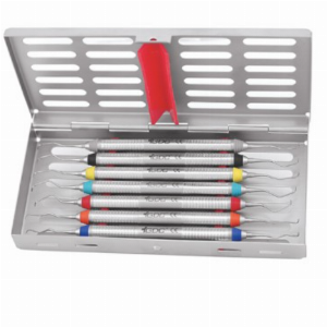 GDC GRACEY CURETTES COLOR CODED S/7 PCS
