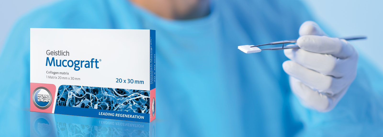 Mucograft 20 x 30 mm (Collagen Matrix) Single Matrix