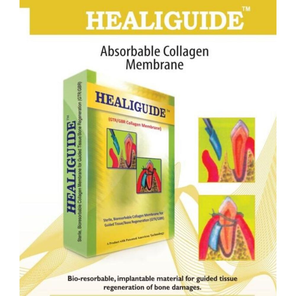 Healiguide 30x40 mm - GTR / GBR Collagen Membrane - Single membrane