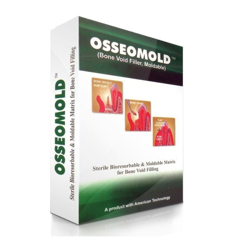 Osseomold (demineralized bone-derived Type-I collagen) 2 x 0.5 cc vials