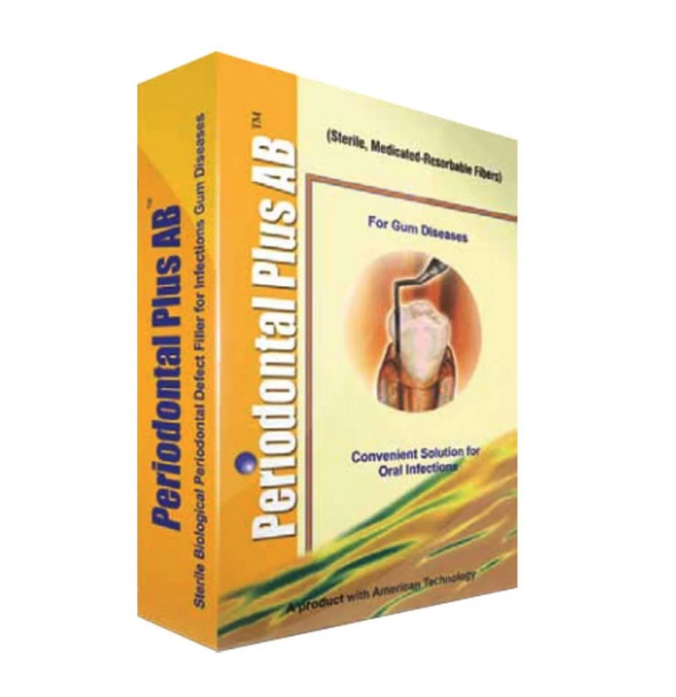 Periodontal Plus AB (Tetracycline collagen fibres) 4 vials x 25 mg