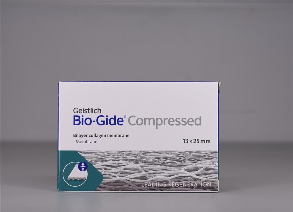 Bio-Gide COMPRESSED 13 x 25 mm (Bi-layered collagen membrane) Singe Unit Pack
