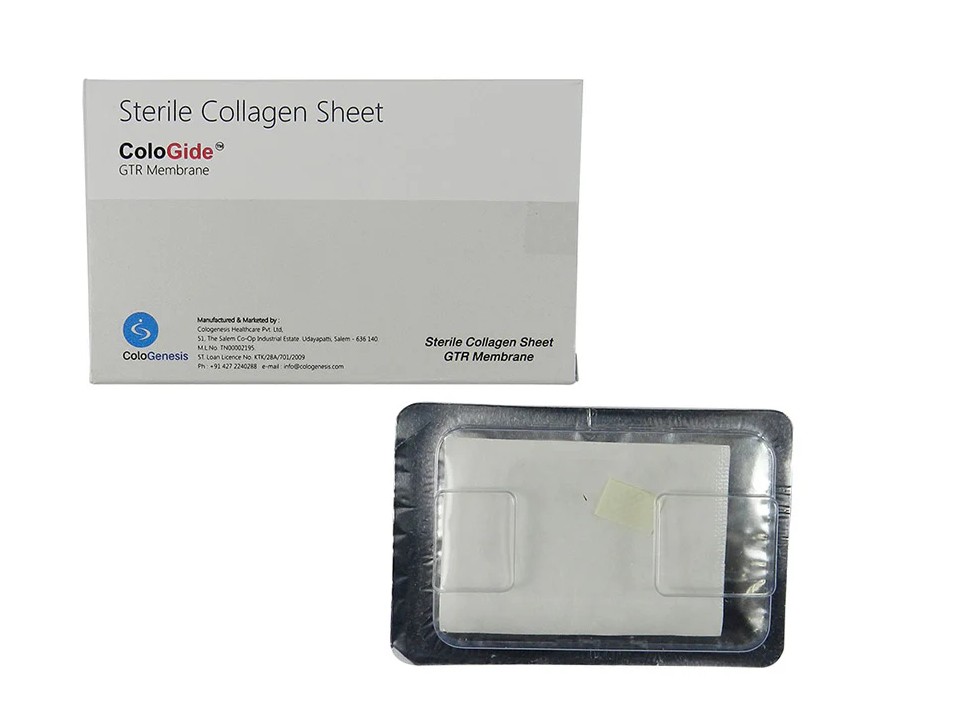 Colo Gide 30 x 40 mm (Resorbable GTR Membrane) Single Unit pack