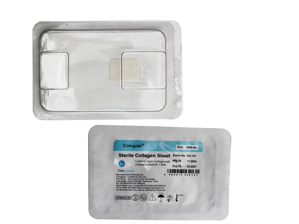 Colo Gide 20 x 32 mm (Resorbable GTR Membrane) Single Unit pack