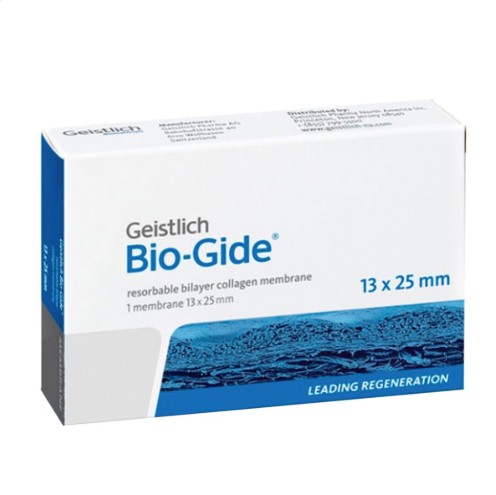 Bio-Gide 13 x 25 mm (Resorbable Bi-layered collagen membrane) Singe Unit Pack