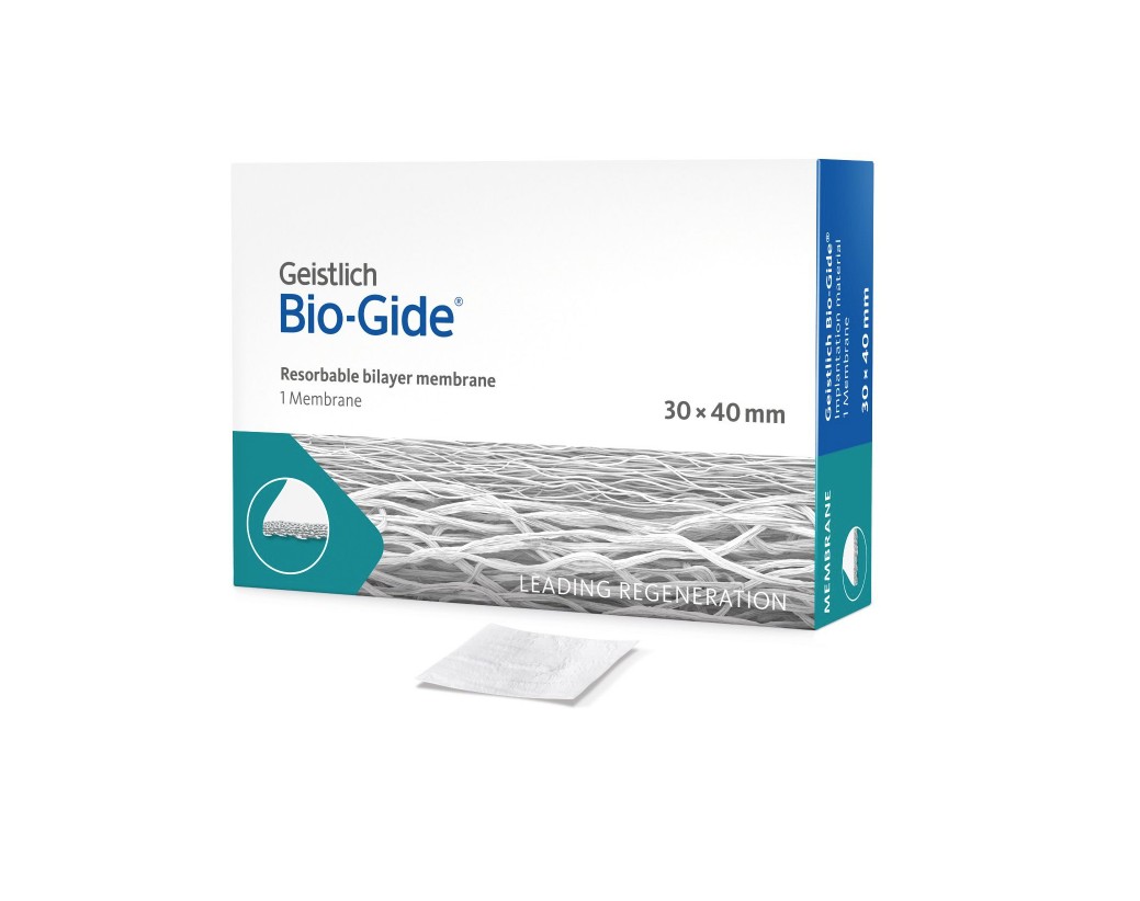 Bio-Gide 30 x 40 mm (Resorbable Bi-layered collagen membrane) Singe Unit Pack
