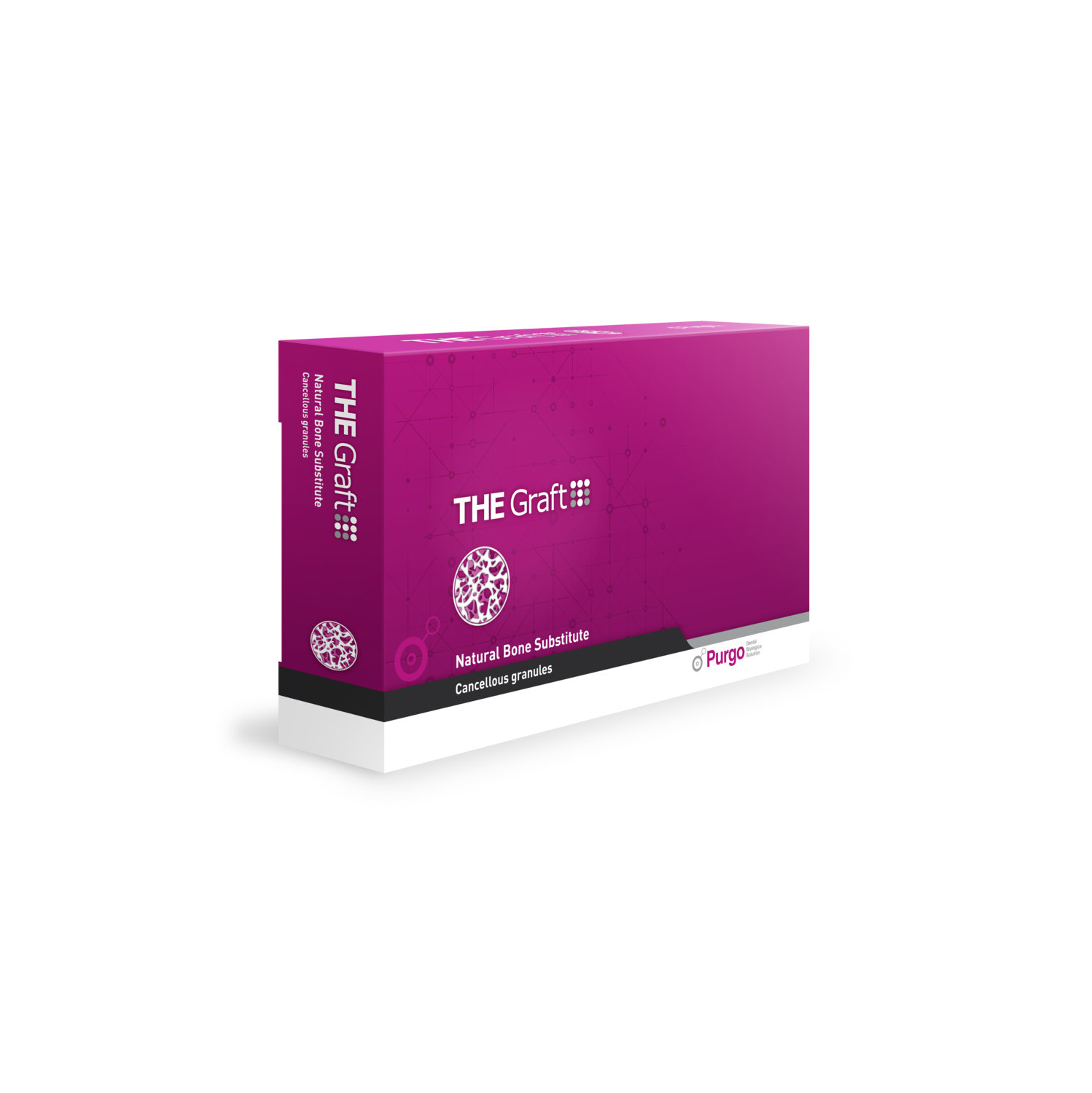 THE Graft Bone Granules - 1 gram = 2.4 cc (0.25 - 1 mm Small granules) - Natural Mineral Bone Matrix