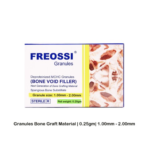 Freossi 0.5 gram = 1.0 cc (0.25 - 1 mm Small particles)  Bone Graft Granules