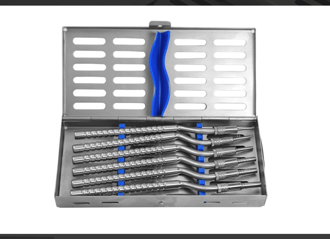 GDC OSTEOTOMES CONCAVE S/6PCS WITH CASSETTE