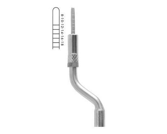 GDC OSTEOTOMES CONVEX - ANGULATED (Single Instrument)