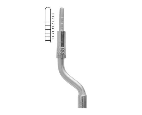 GDC OSTEOTOMES CONVEX - ANGULATED (Single Instrument)