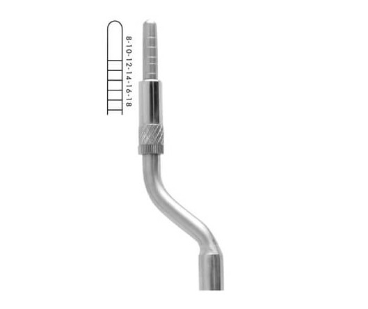 GDC OSTEOTOMES CONVEX - ANGULATED (Single Instrument)
