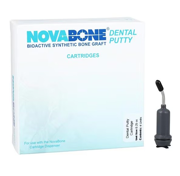 Novabone Putty Cartridges (Alloplastic graft in PUTTY consistency) - All variants